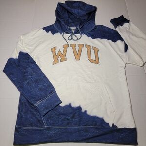 Women's Gameday Couture White/Navy West Virginia Mountaineers Hoodie Size Small‎